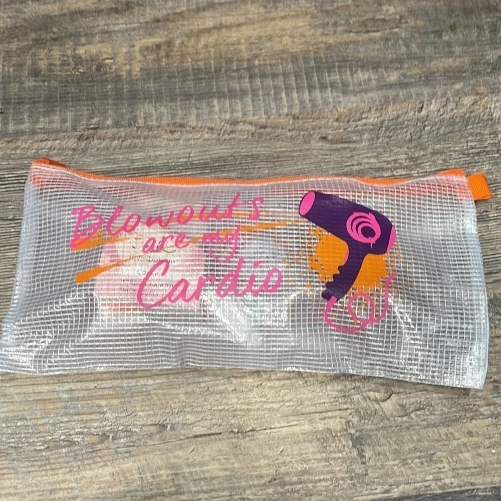 2 pack hair tie with cosmetics bag